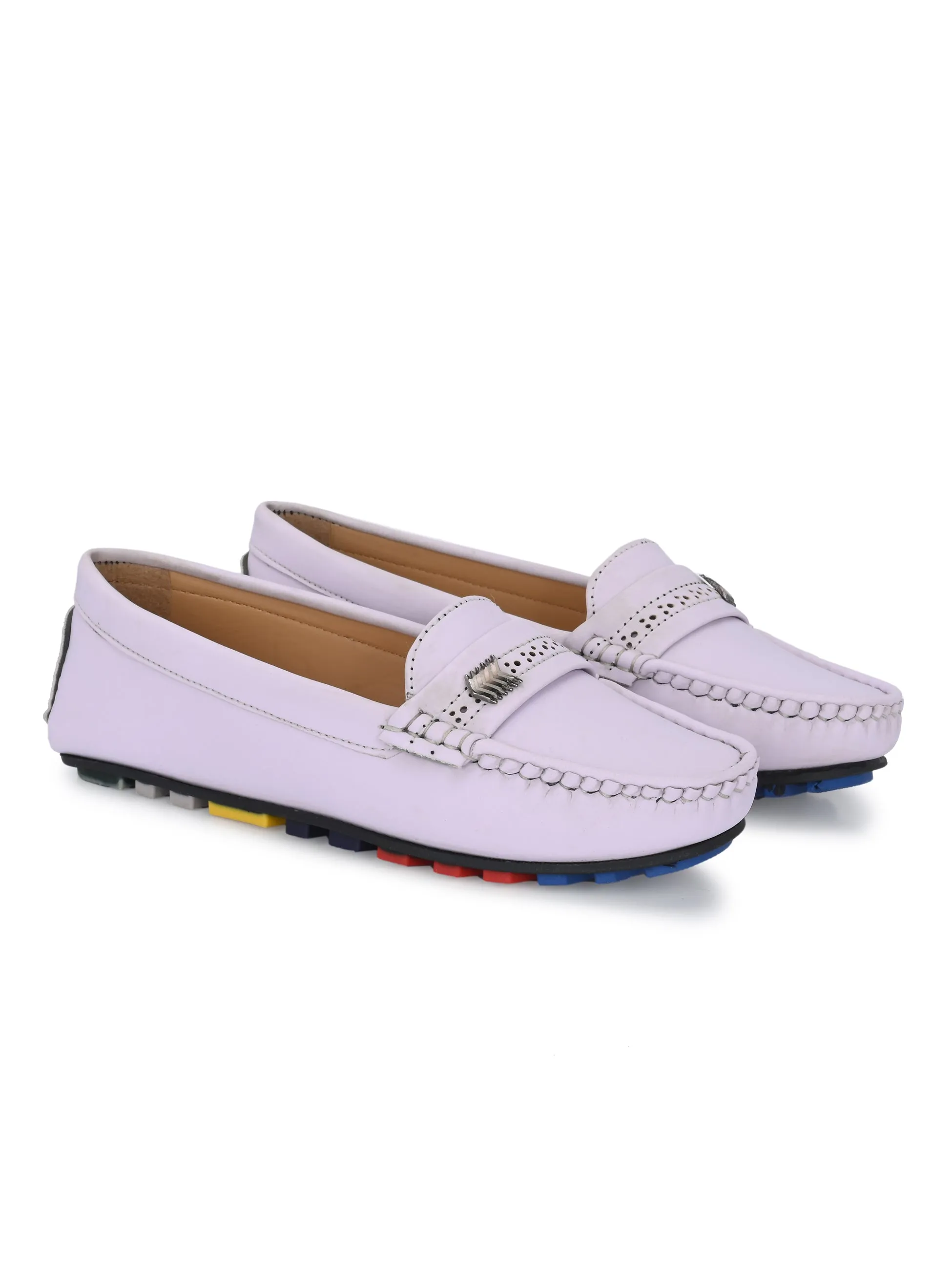 El PASO Round Toe Lightweight Loafers For Women