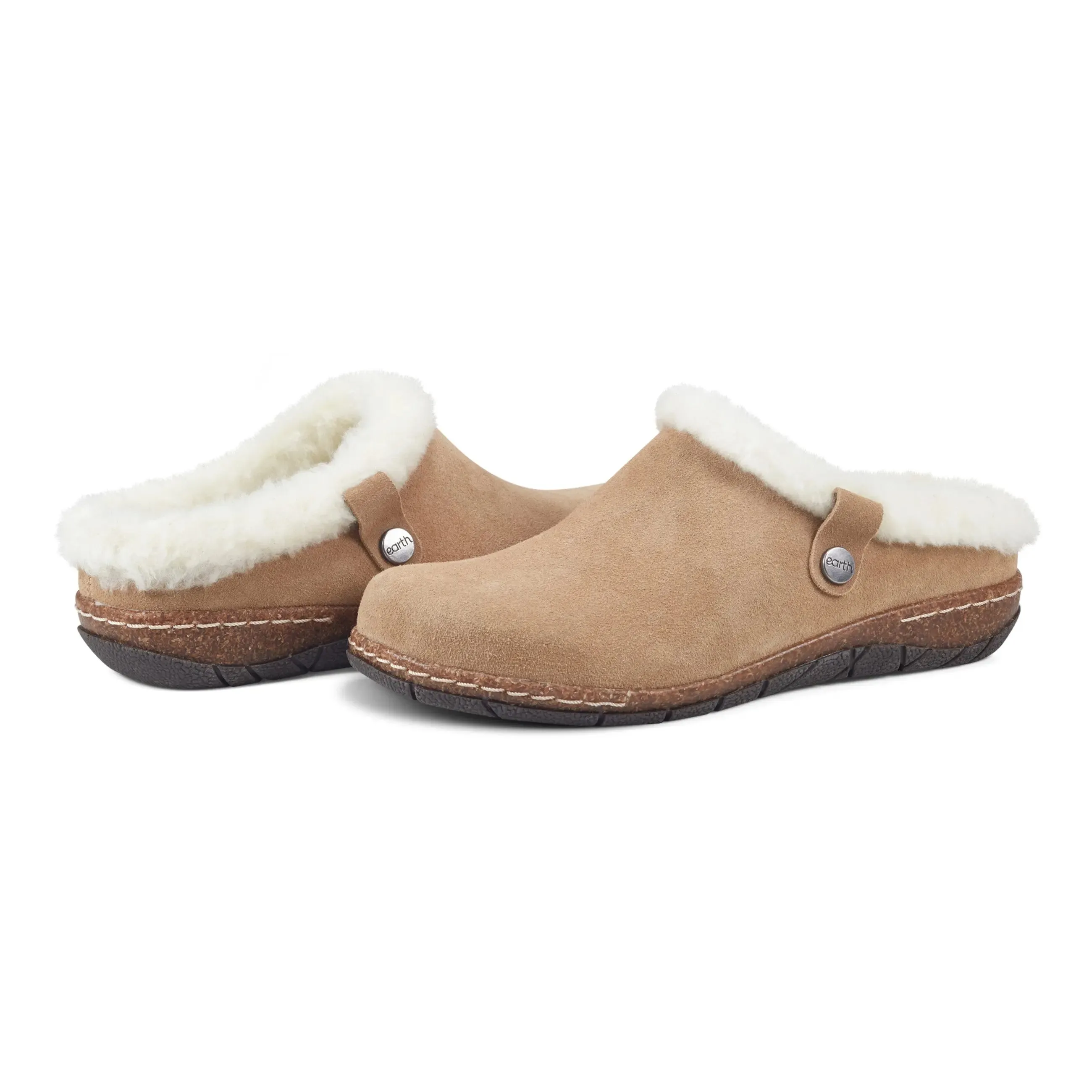 Elena Cold Weather Round Toe Casual Slip-on Clogs