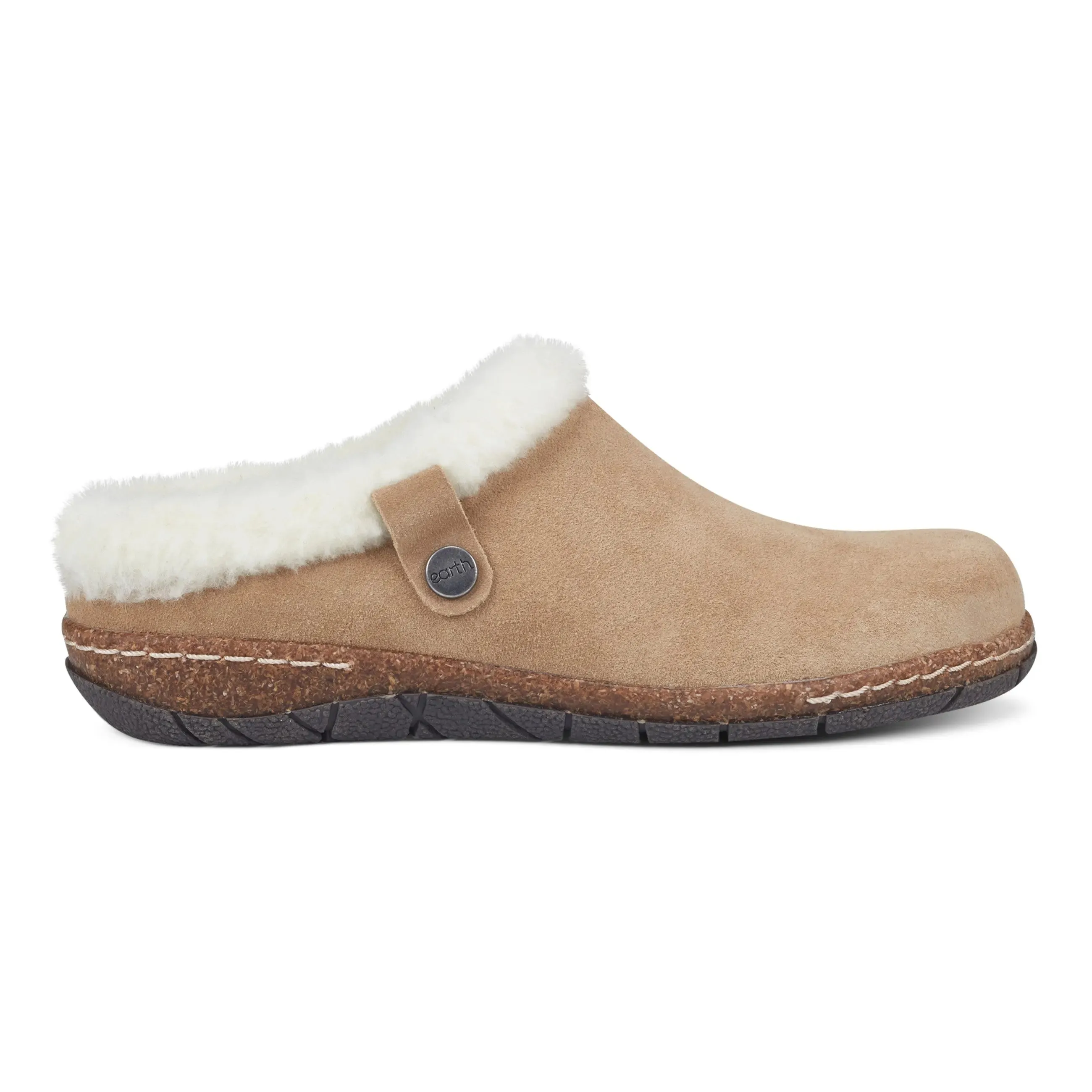 Elena Cold Weather Round Toe Casual Slip-on Clogs