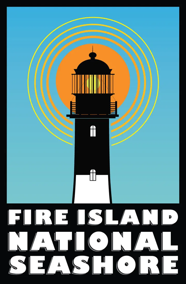 Fire Island Lighthouse Poster: National Park Series