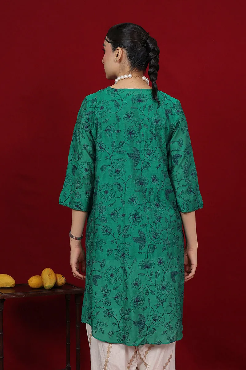 Fleur Amour Embroidered Kurta