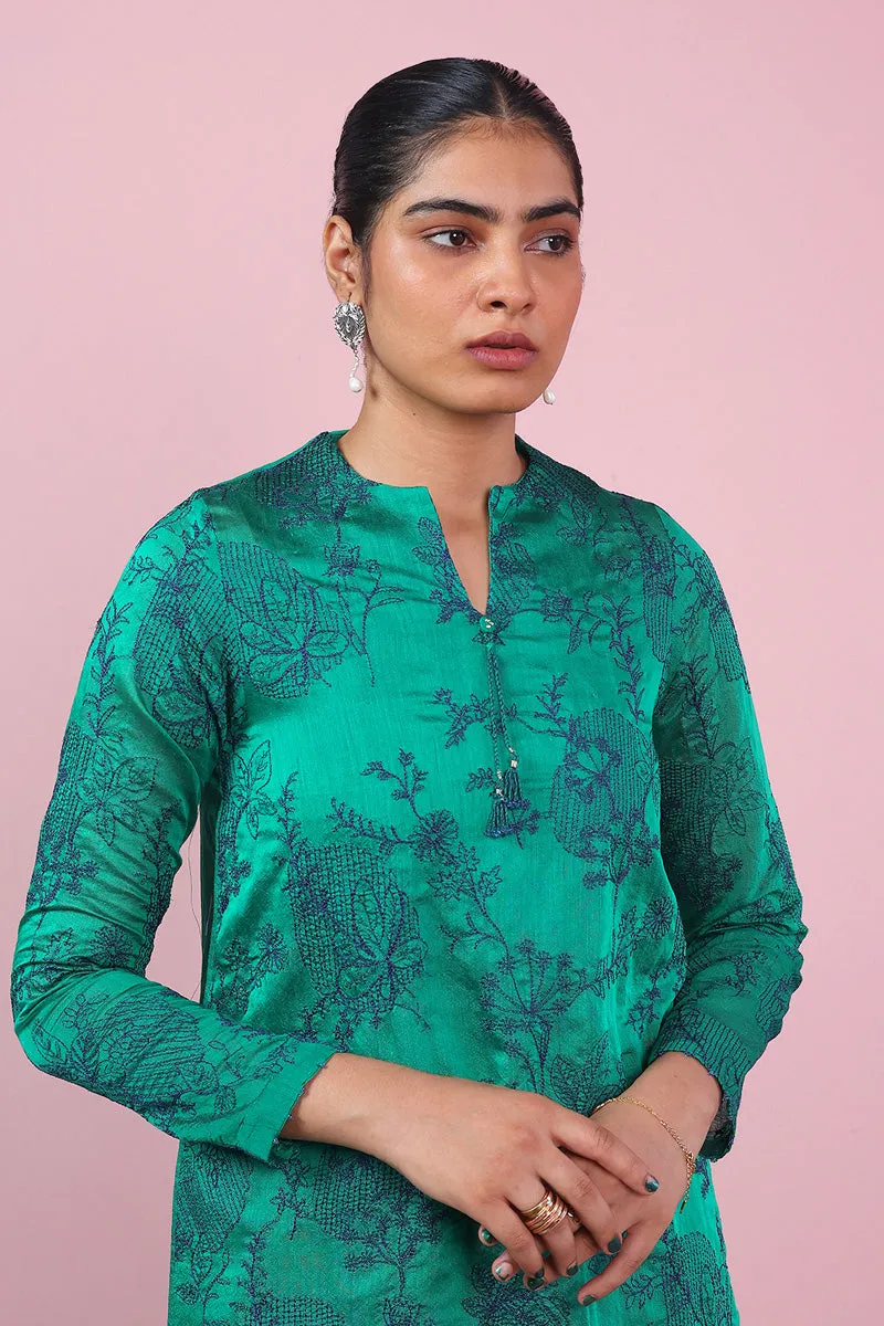 Fleur Amour Jaal Embroidered Shirt