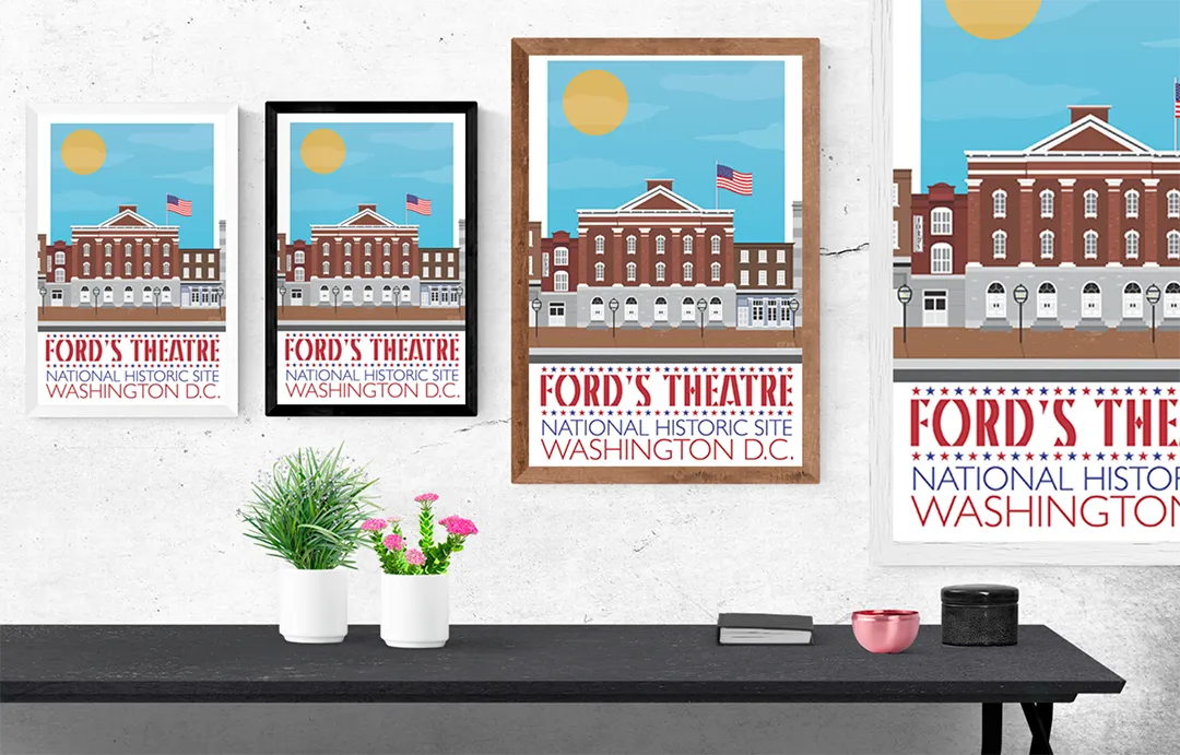 Ford's Theatre, Washington D.C. Illustration