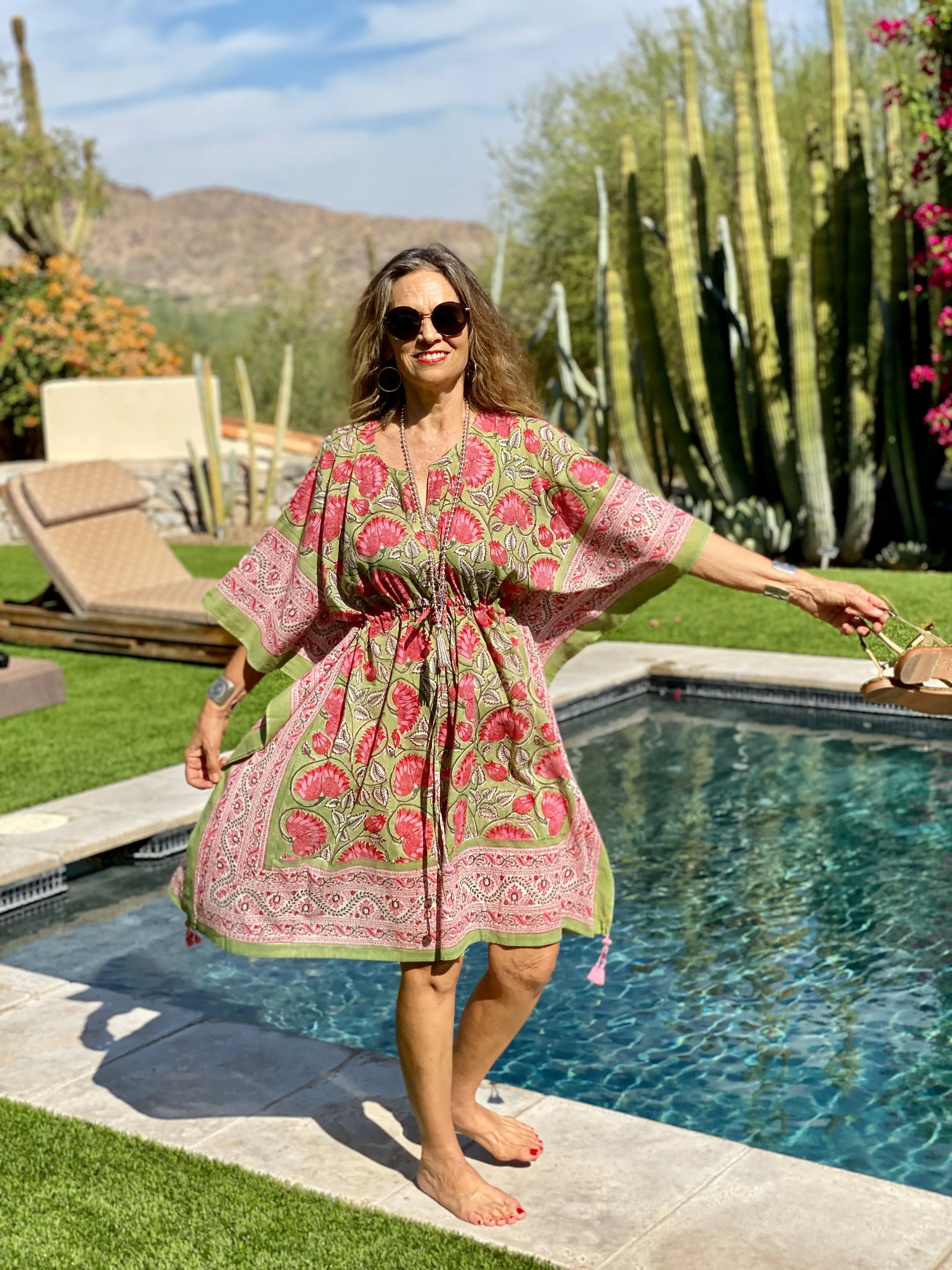 Francis Floral Midi Kaftan