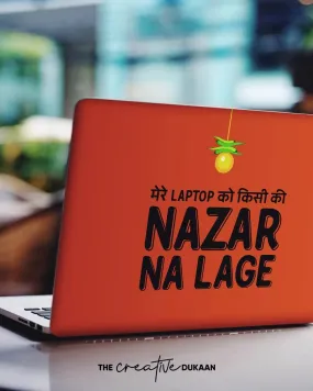 Funny Laptop Skin With Mere Laptop Ko Nazar Na Lage