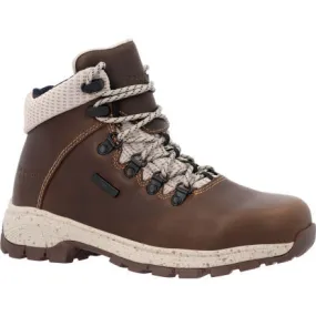 Georgia Boot Women's Eagle Trail 5" Brown Round Alloy Toe Waterproof Hiker