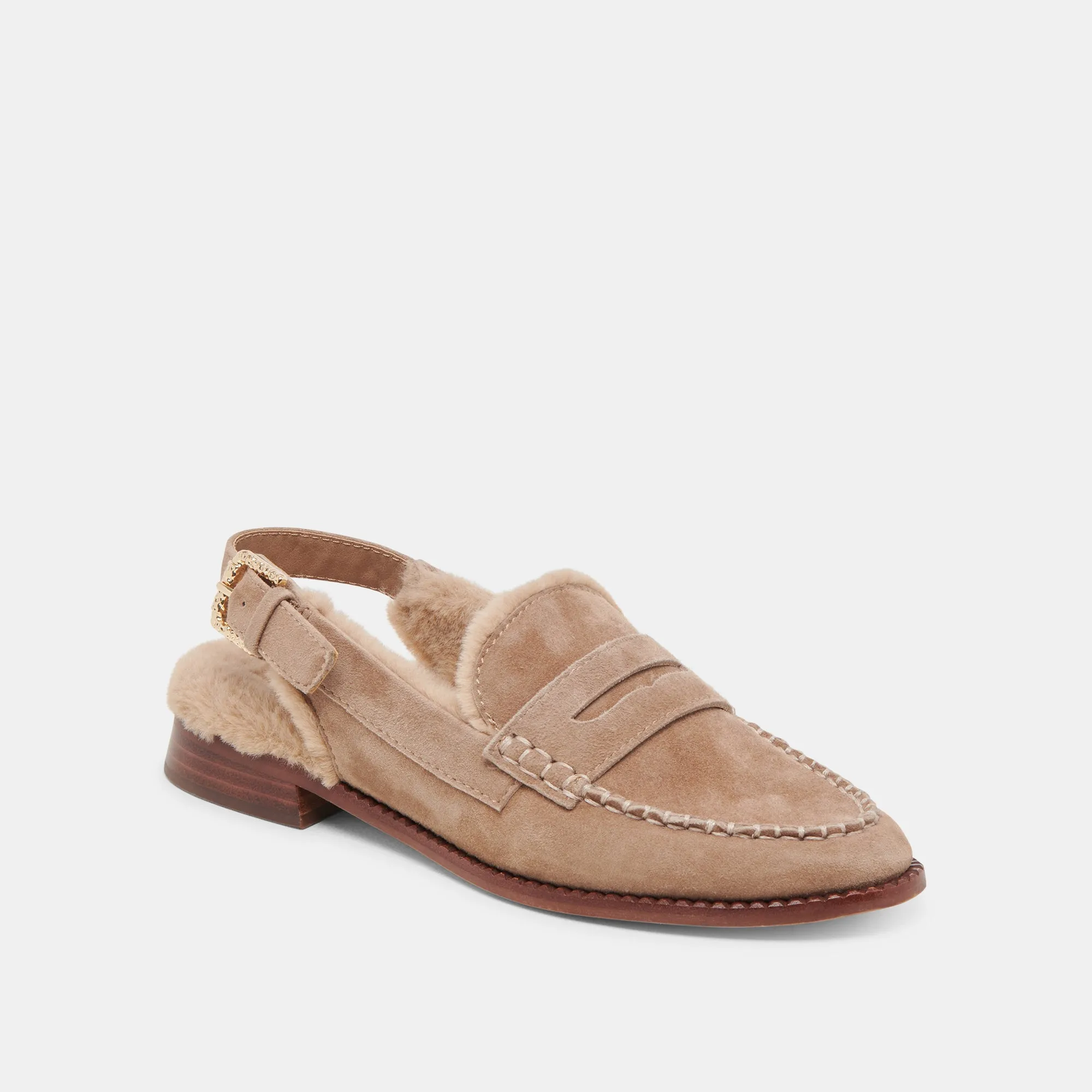 HARDI PLUSH LOAFERS MUSHROOM SUEDE