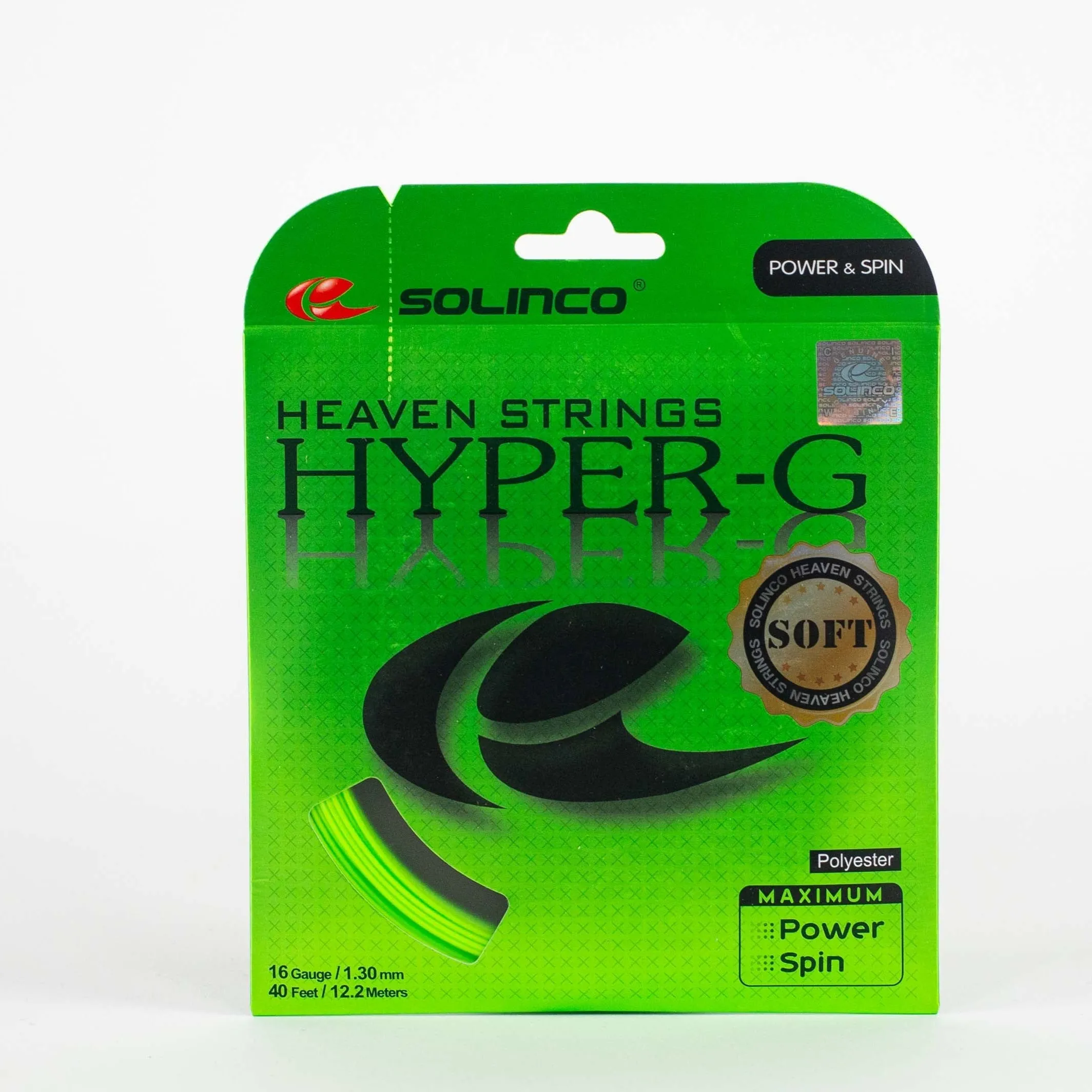 Hyper-G Soft 16G/1.30 String Lime