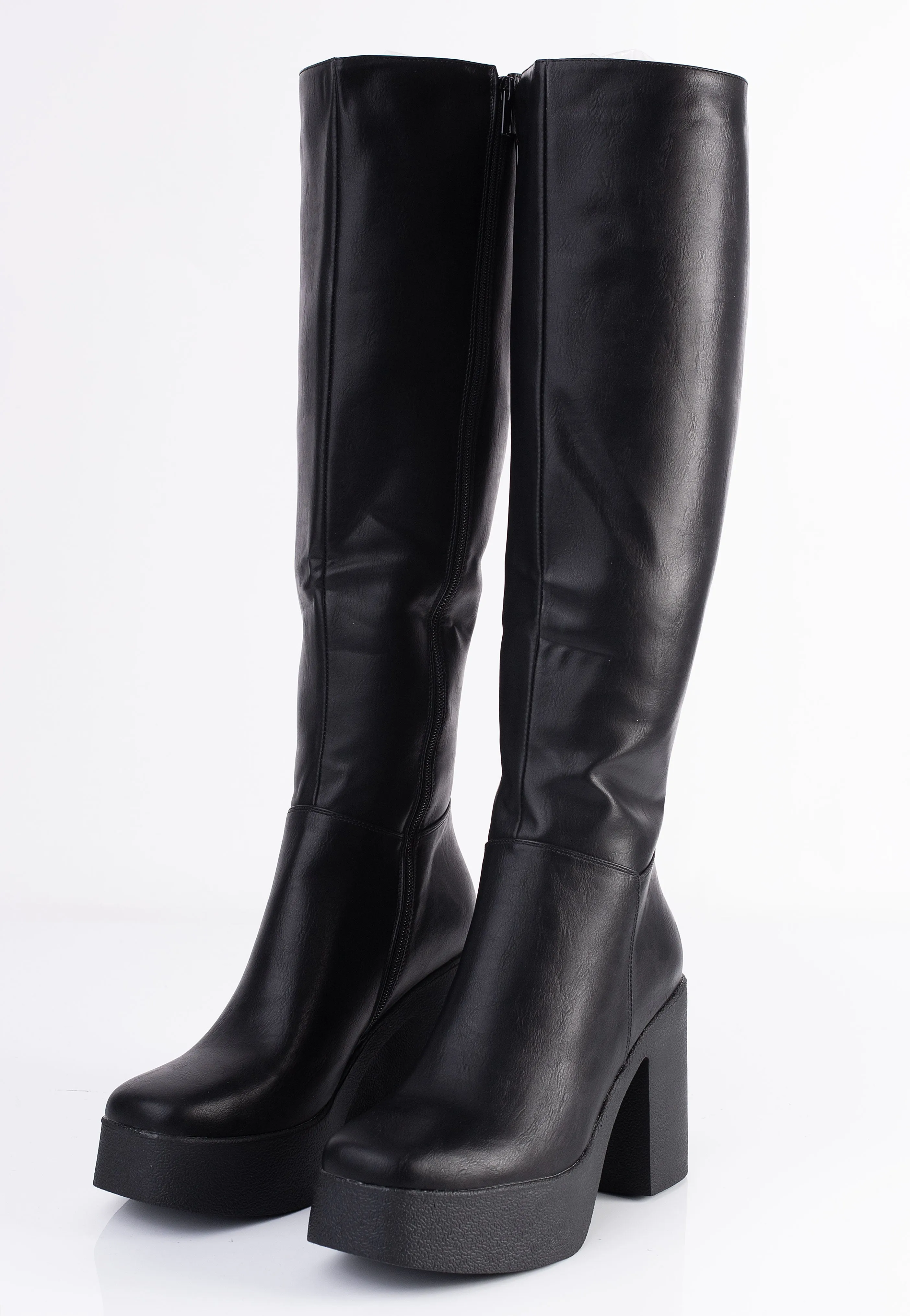 Lamoda - Slick Nicks Wide Calf Platform Knee High Boots - Girl Shoes