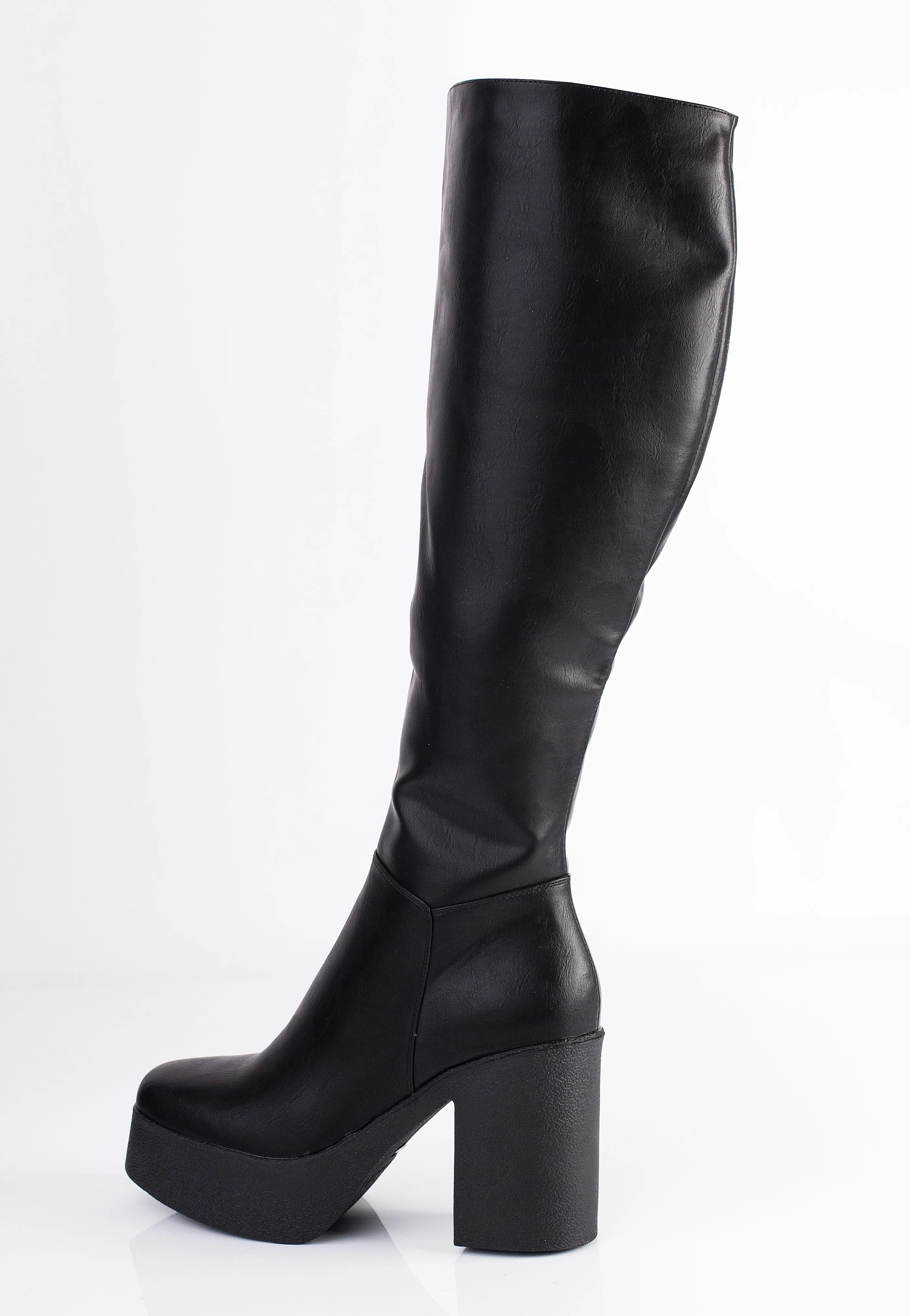 Lamoda - Slick Nicks Wide Calf Platform Knee High Boots - Girl Shoes