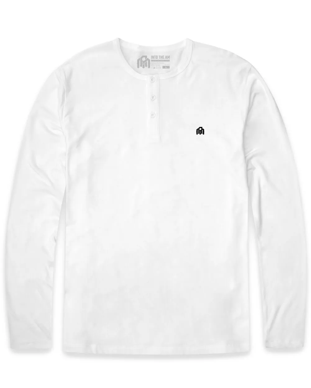 Long Sleeve Henley Tee - Branded