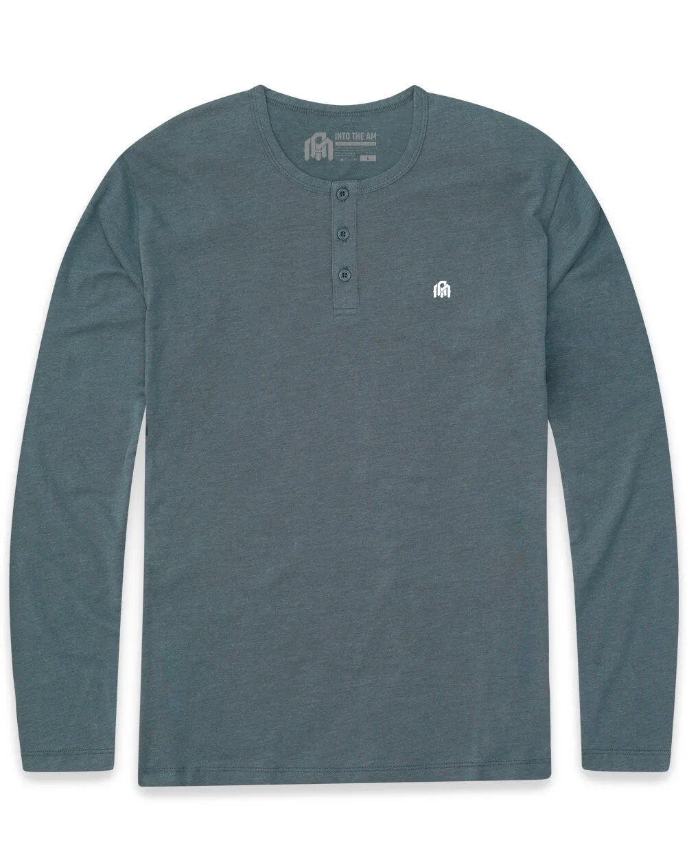 Long Sleeve Henley Tee - Branded