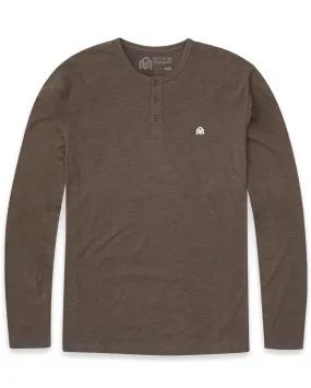 Long Sleeve Henley Tee - Branded