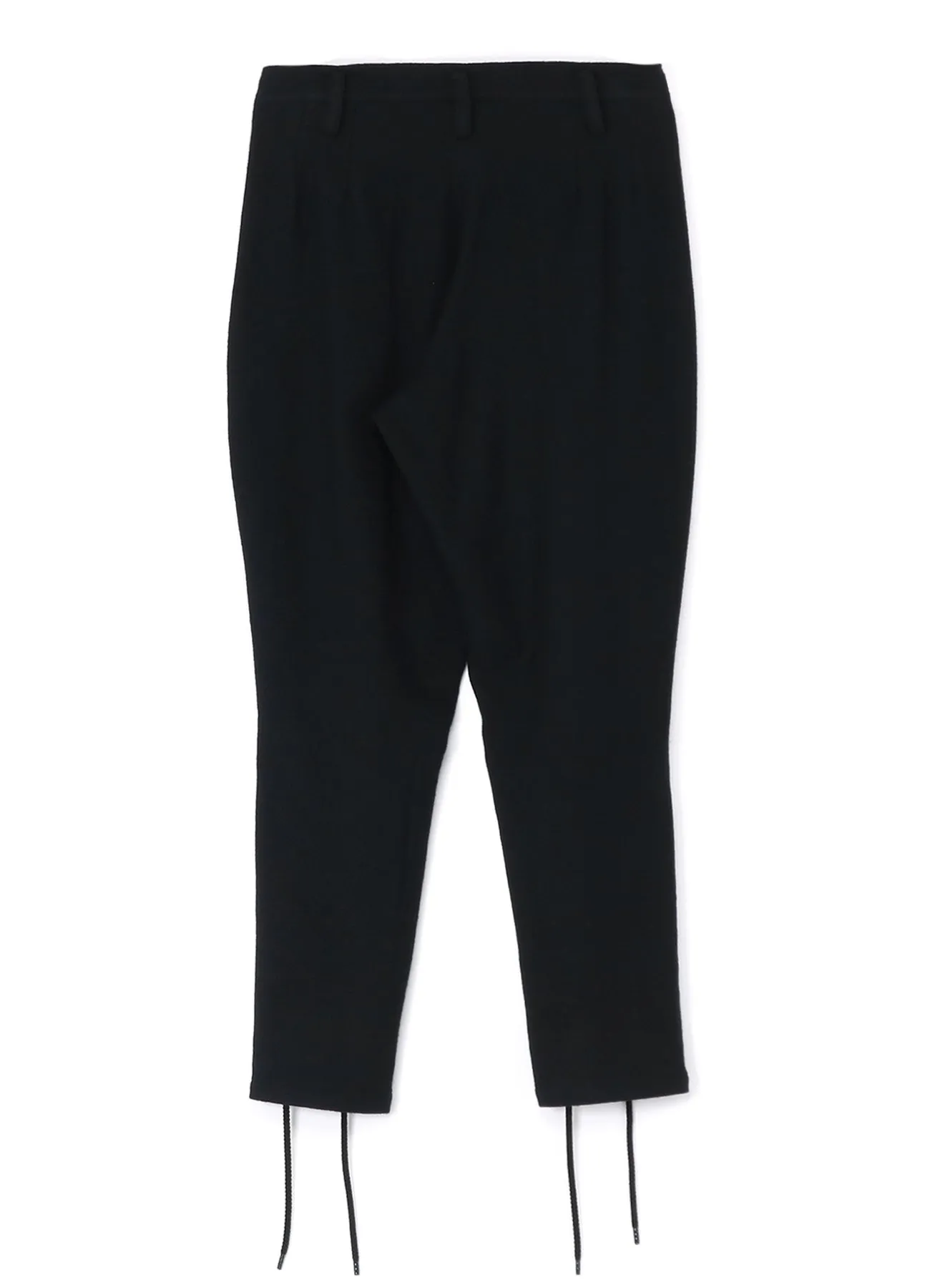 LOW TWIST SERGE PANTS WITH LACE-UP DETAILS