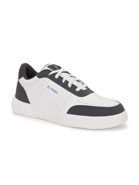 Men Colourblocked Round Toe Lightweight Sneakers