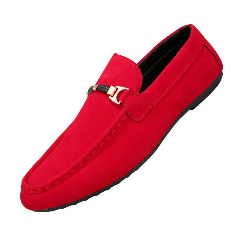 Men's Canvas Round Toe Slip-On Closure Casual Wear Loafers