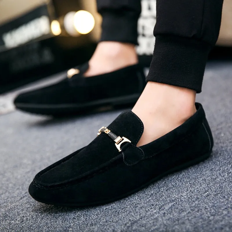 Men's Canvas Round Toe Slip-On Closure Casual Wear Loafers