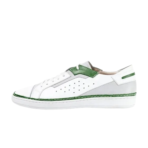 MMS Green Leather White Sneaker