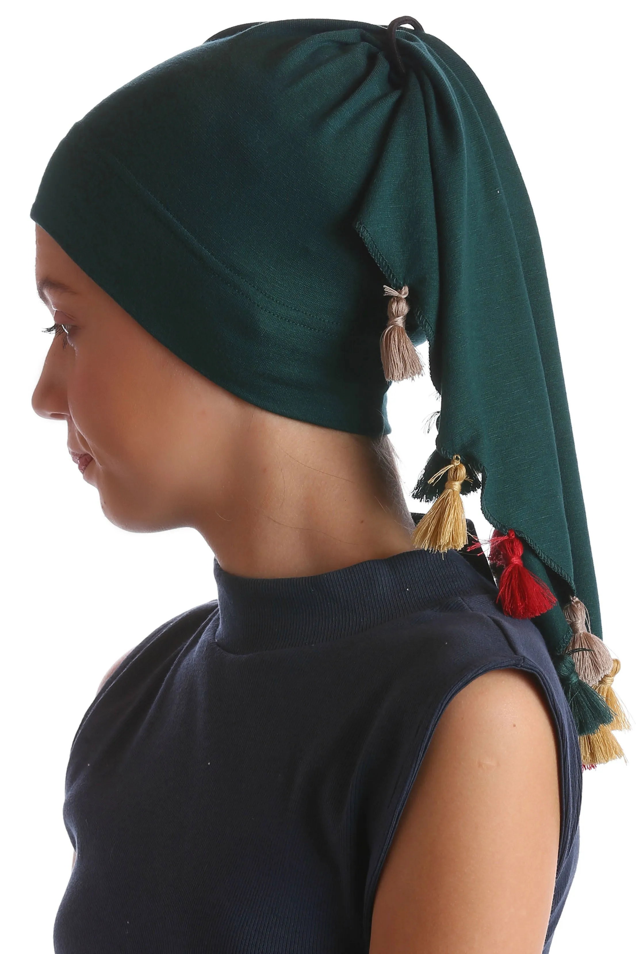 No Tie Bandana for Youth with Tassels