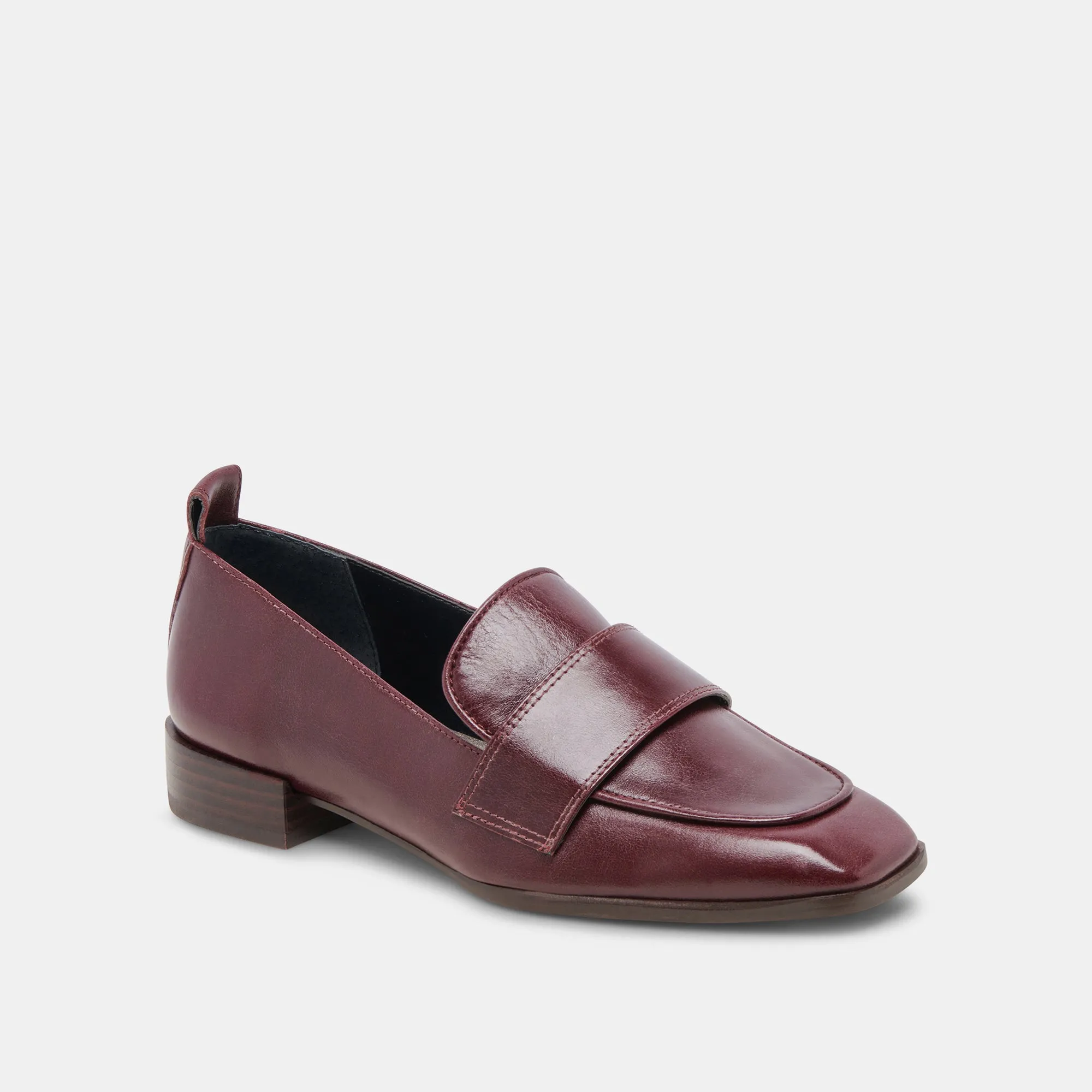 NYGEL LOAFERS CRANBERRY LEATHER