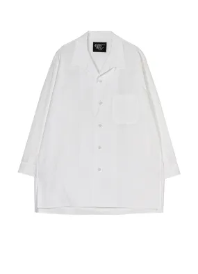 P100/2 BROAD KNOT BUTTONS OPEN COLLAR SHIRT