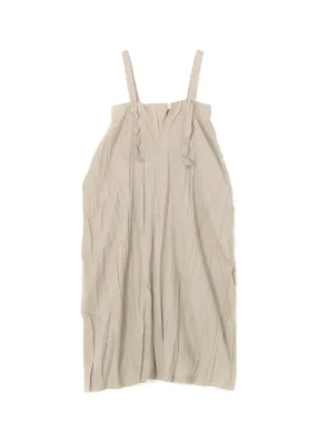 Pe/W WRINKLED STRAP DRESS