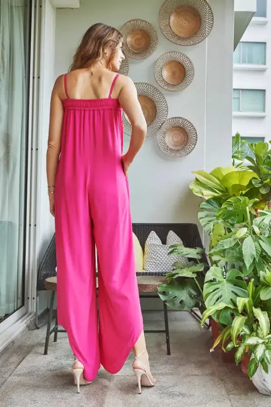 Pink Tassel Jumpsuit