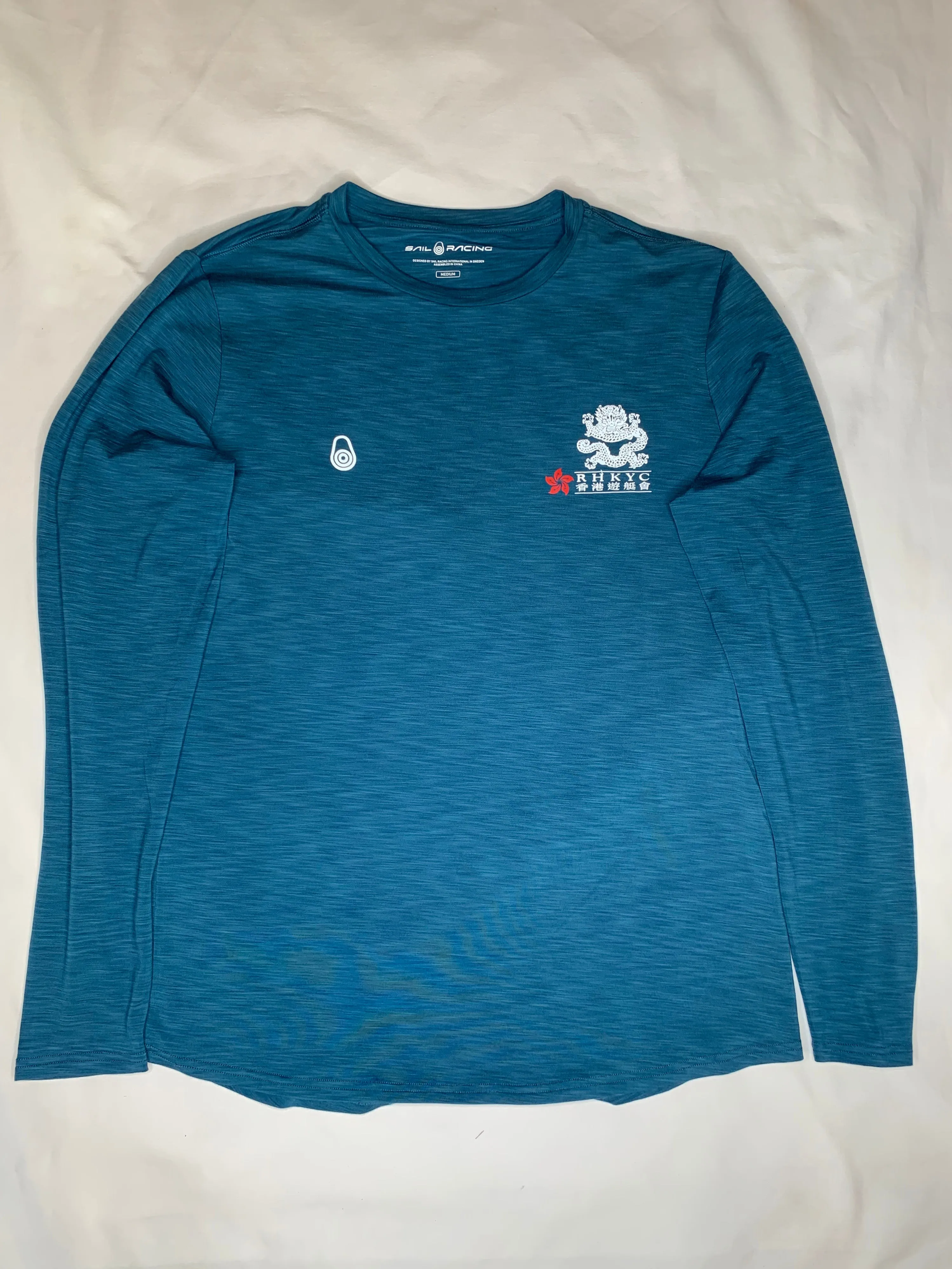 Rashguard LS Blue With RHKYC Logo-Outrigger