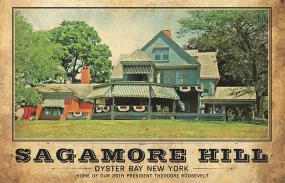 Sagamore Hill Vintage Travel Poster