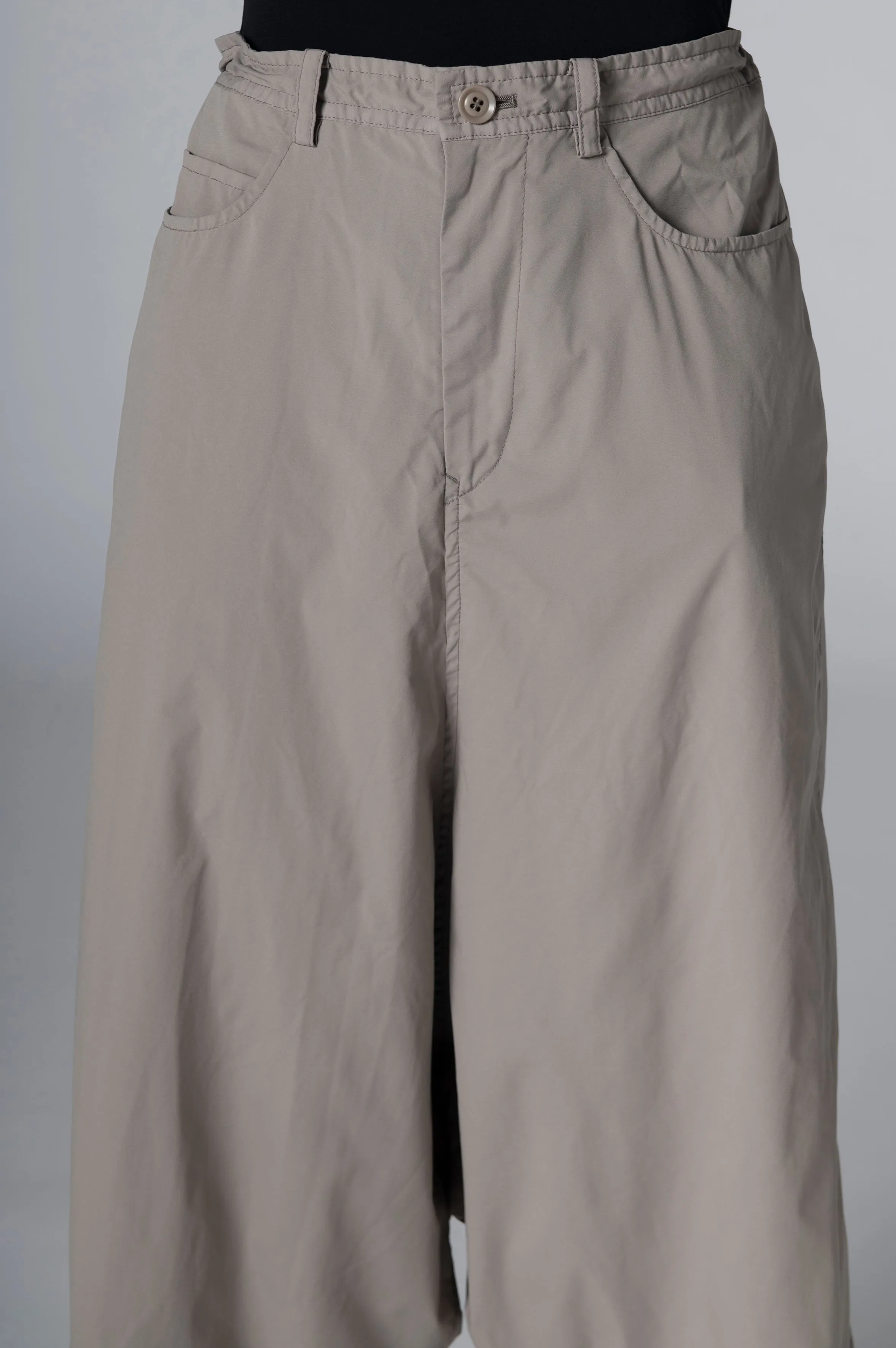 TYPEWRITER POLYESTER 5-POCKET SAROUEL PANTS