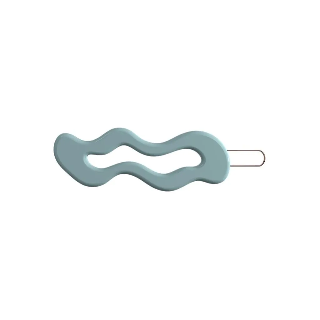 Wave | Hair Clip - Sky Blue