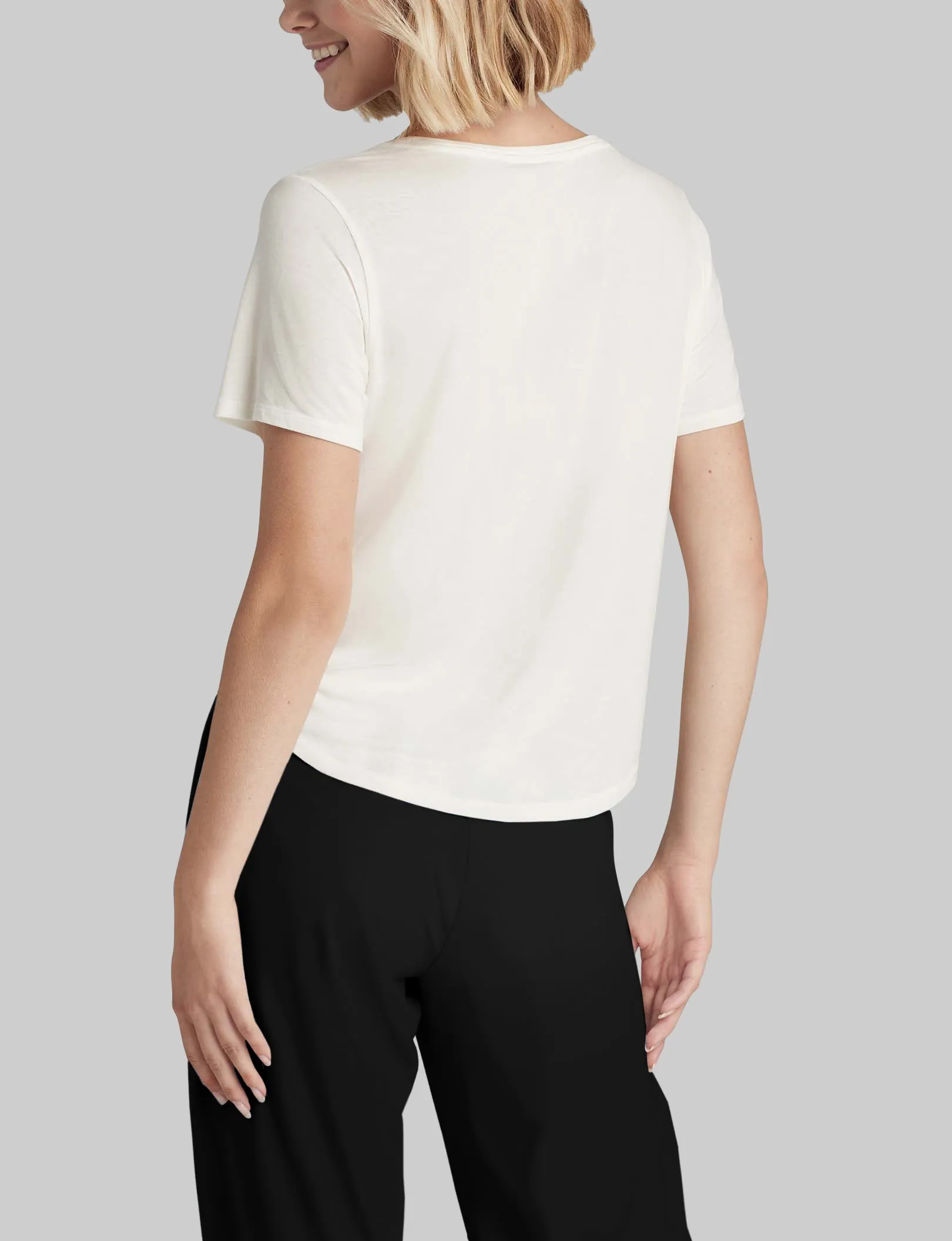 Women's Second Skin Sleep Pocket Tee & Short Set