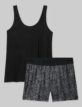 Women's Second Skin Sleep Tank & Short Set