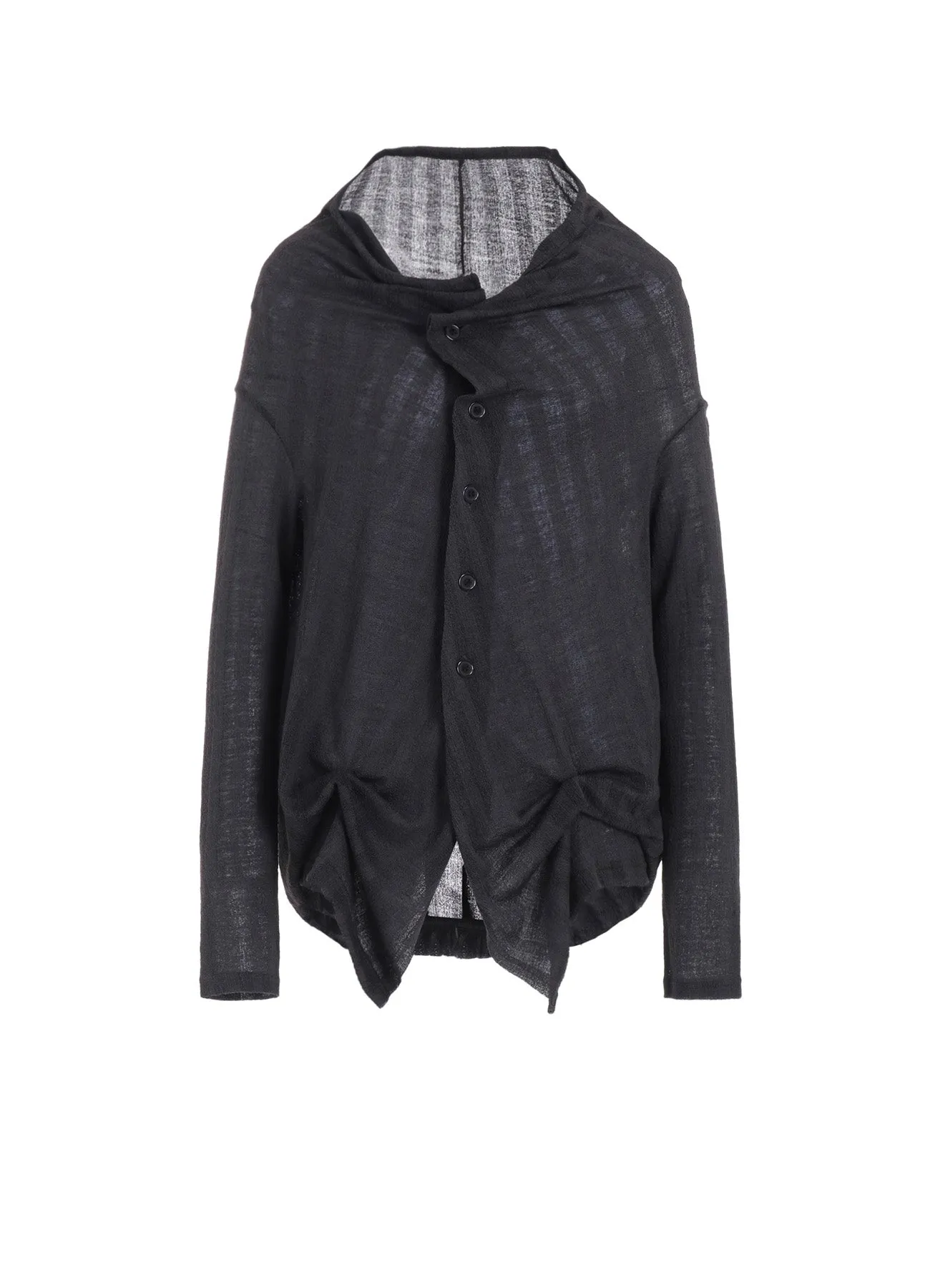 WOOL BREND STRIPE CARDIGAN