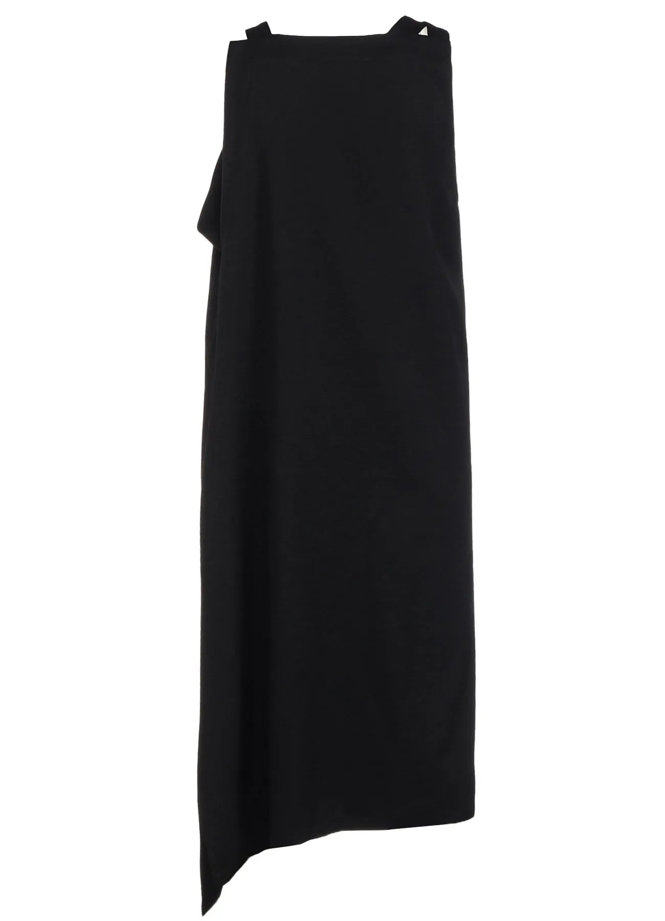 WOOL GABARDINE SHOULDER STRAP DRESS