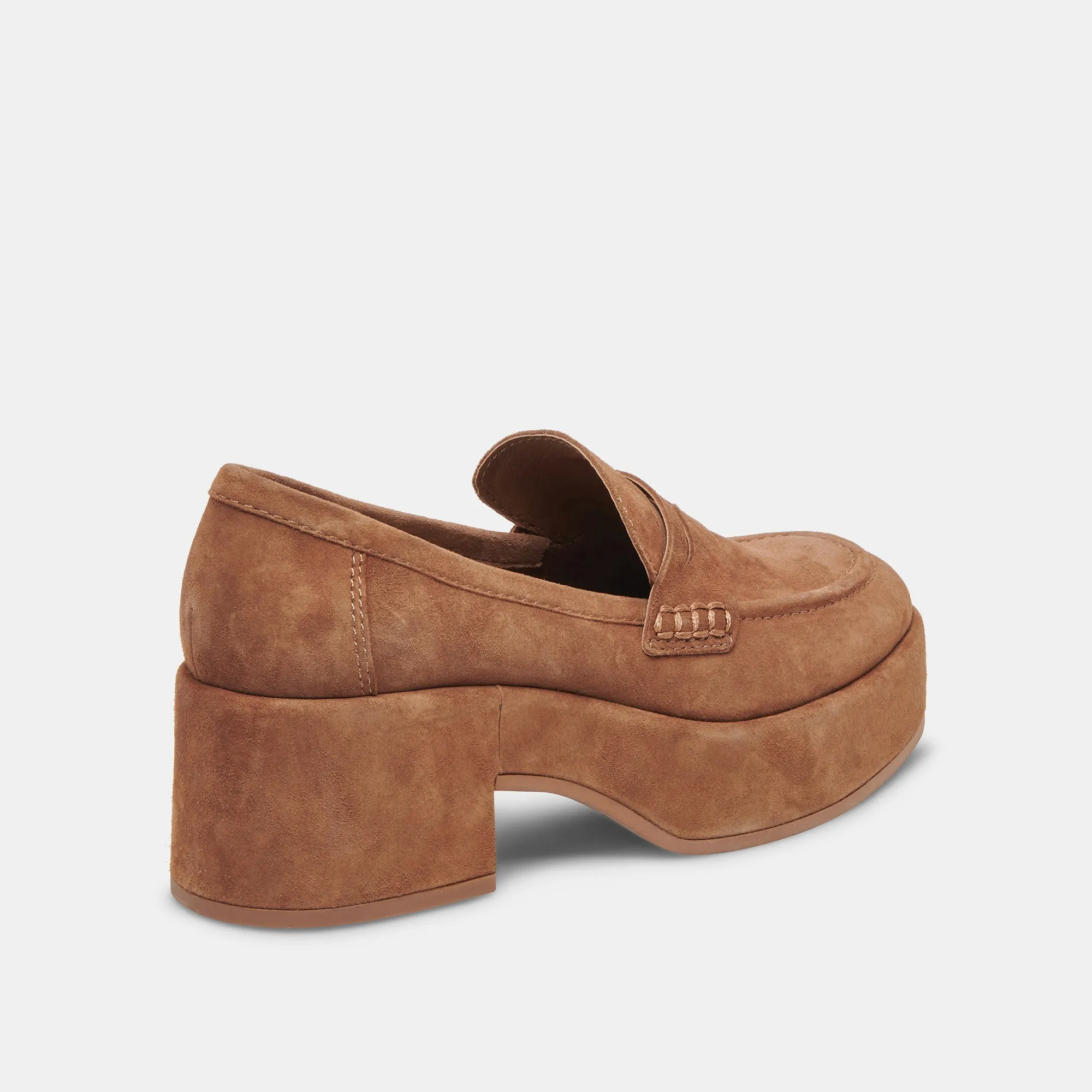 YANNI LOAFERS CHESTNUT SUEDE