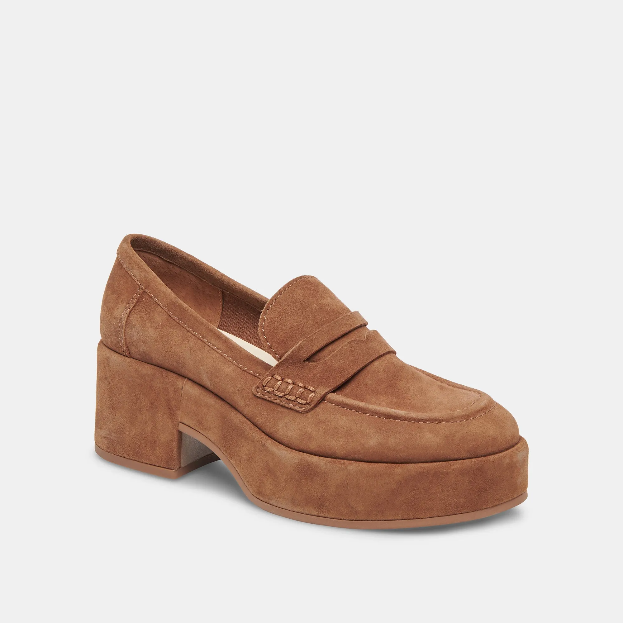 YANNI LOAFERS CHESTNUT SUEDE