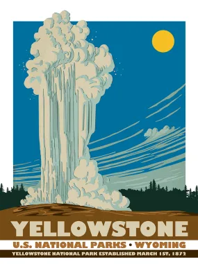 Yellowstone National Park Poster