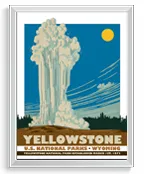 Yellowstone National Park Poster